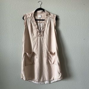 Greylin Tan Tank Dress